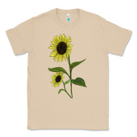 Mushroom Buttercream Sunflower Classic Tee - LillyAllenDesigns