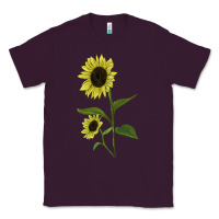 Plum Buttercream Sunflower Classic Tee - LillyAllenDesigns