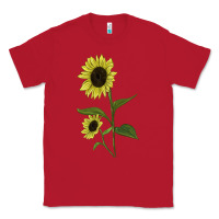 Red Buttercream Sunflower Classic Tee - LillyAllenDesigns
