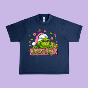 Christmas Characters  I+saw+that+ Urban Heavy Tee Designed By Adodesignshop