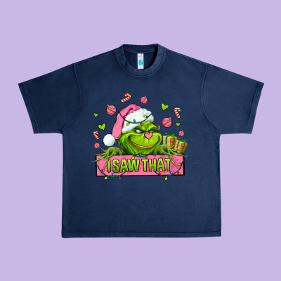 Christmas Characters  I+saw+that+ Urban Heavy Tee Designed By Adodesignshop
