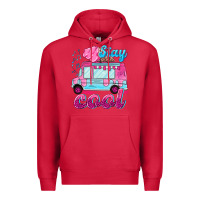 Cardinal Stay cool with ice cream van summer Premium Hoodie - NancyCooperArtShop