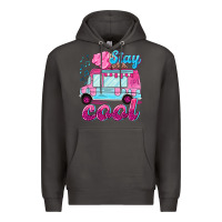 Smoke Stay cool with ice cream van summer Premium Hoodie - NancyCooperArtShop