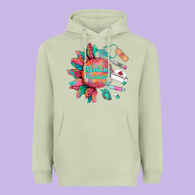 Western  Medical Assistant  Medical Instruments Heavyweight Hoodie Designed By Barkaloodesign