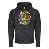 Vintage Black stay sweet halloween Vintage Hoodie - BundleAndBundleShop