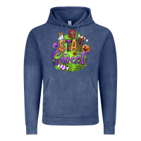 Vintage Denim stay sweet halloween Vintage Hoodie - BundleAndBundleShop