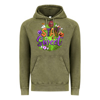 Vintage Olive stay sweet halloween Vintage Hoodie - BundleAndBundleShop