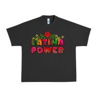 Pigment Black latina power Urban Heavy Tee - AdoDesignShop