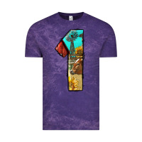 Cloud Purple farm life alphabet numbers 1 Vintage Tee - BundleAndBundleShop