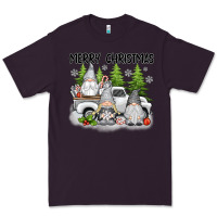 Plum merry christmas gnomies Premium Tee - texasbilliewilder