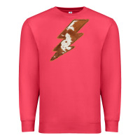 Cardinal Cowhide Patterned Lightning Premium Sweatshirt - Bettercallsaul