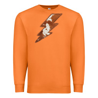 Carrot Cowhide Patterned Lightning Premium Sweatshirt - Bettercallsaul