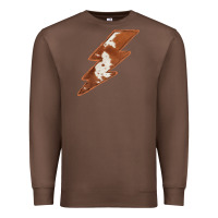 Chestnut Cowhide Patterned Lightning Premium Sweatshirt - Bettercallsaul