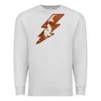 Dove Grey Cowhide Patterned Lightning Premium Sweatshirt - Bettercallsaul