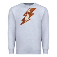 Heather Grey Cowhide Patterned Lightning Premium Sweatshirt - Bettercallsaul
