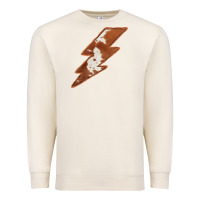 Sandshell Cowhide Patterned Lightning Premium Sweatshirt - Bettercallsaul