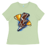 Football Lightning Bolt Ladies Tee | Teevron