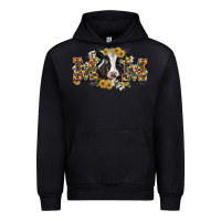 Black Mom with cow Urban Hoodie - CowGirlArtShop