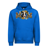 Cobalt Mom with cow Urban Hoodie - CowGirlArtShop
