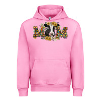 Fuchsia Pink Mom with cow Urban Hoodie - CowGirlArtShop