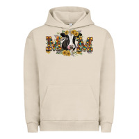 Pigment French Oak Mom with cow Urban Hoodie - CowGirlArtShop