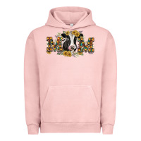 Pigment Salmon Mom with cow Urban Hoodie - CowGirlArtShop
