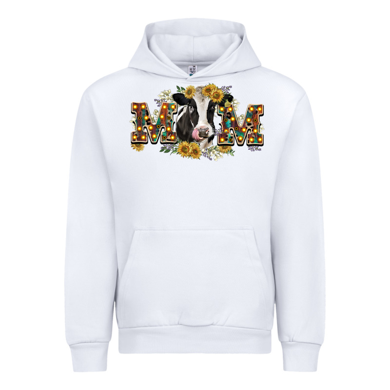 Mom With Cow Urban Hoodie by CowGirlArtShop | Teevron