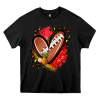 Black fruits and football heart Heavy Core Tee - Zillion Design Studio