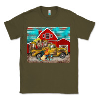 Army Green western truck farm animals mousepad Classic Tee - BarkalooDesign