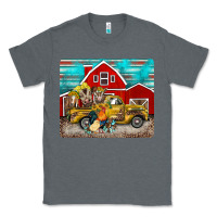 Charcoal Heather western truck farm animals mousepad Classic Tee - BarkalooDesign