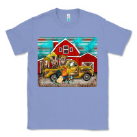Colony Blue western truck farm animals mousepad Classic Tee - BarkalooDesign