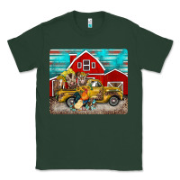 Sports Green western truck farm animals mousepad Classic Tee - BarkalooDesign