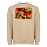 Mushroom christmas leopard glitter background Heavyweight Sweatshirt - AdoDesignShop
