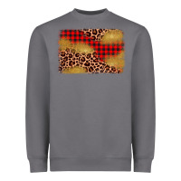 Storm christmas leopard glitter background Heavyweight Sweatshirt - AdoDesignShop