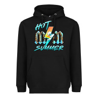 Black hot mom summer Heavyweight Hoodie - BarkalooDesign