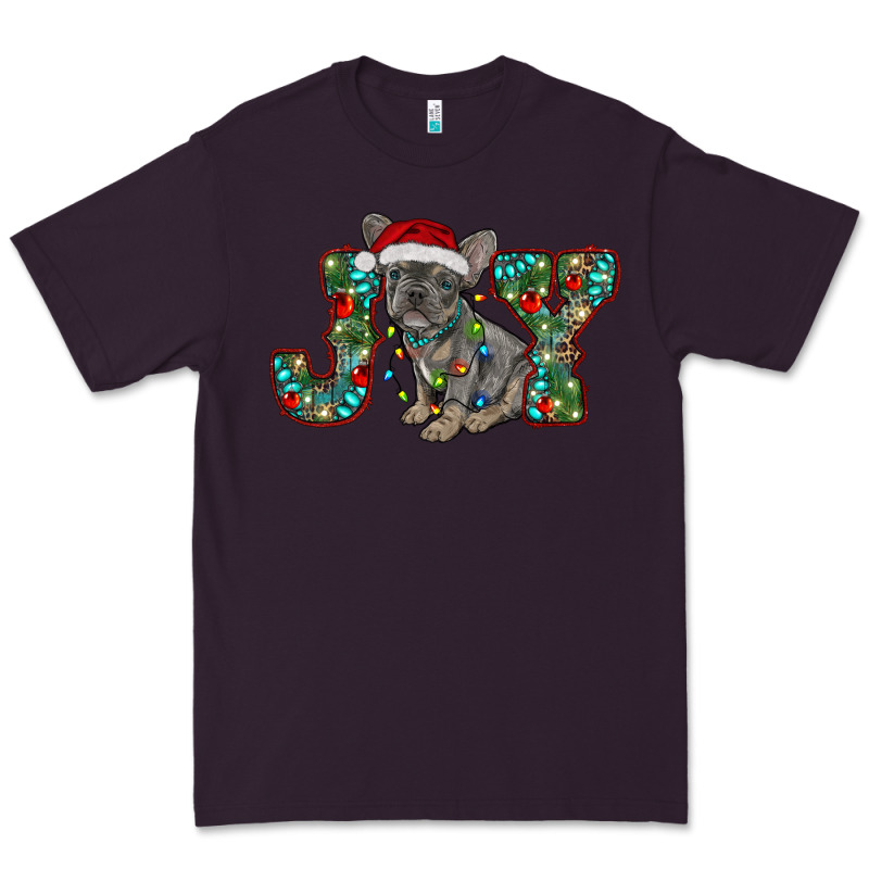 French Bulldog Christmas Joy Premium Tee by RanaPortraitStore | Teevron