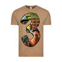 Farm Life Alphabet Numbers 3 Vintage Tee | Teevron