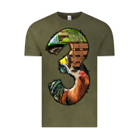 Vintage Olive farm life alphabet numbers 3 Vintage Tee - BundleAndBundleShop