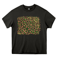 Asphalt leopard with green glitter Heavy Core Tee - Artiststas