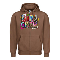 Chestnut para crew Zipper Hoodie - NancyCooperArtShop