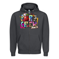 Smoke para crew Zipper Hoodie - NancyCooperArtShop