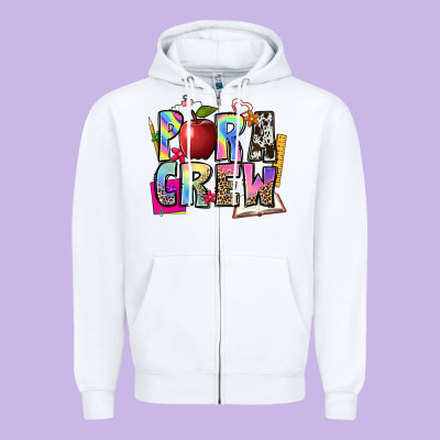 Para Crew Zipper Hoodie Designed By Nancycooperartshop