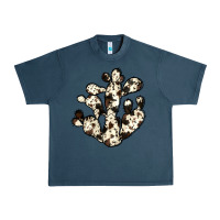 Midnight Navy cowhide cactus Urban Heavy Tee - JahusDesignShop