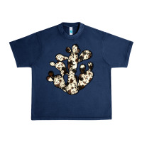 Navy cowhide cactus Urban Heavy Tee - JahusDesignShop