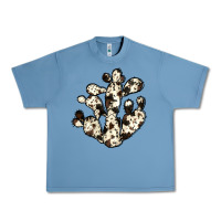 Pebble Blue cowhide cactus Urban Heavy Tee - JahusDesignShop