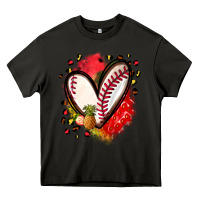 Asphalt fruits and baseball heart Heavy Core Tee - Zillion Design Studio