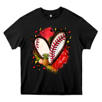 Black fruits and baseball heart Heavy Core Tee - Zillion Design Studio