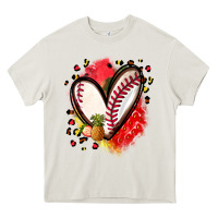Cream fruits and baseball heart Heavy Core Tee - Zillion Design Studio