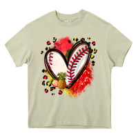 Mossy fruits and baseball heart Heavy Core Tee - Zillion Design Studio