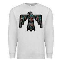 Dove Grey Black Aztec Thunderbird Premium Sweatshirt - Bettercallsaul